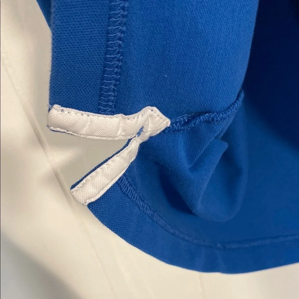 Banana Republic Shirt Polo Short Sleeve Preppy Vibrant Blue Size Medium